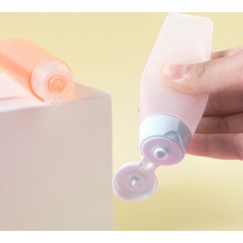 20/50pcs 30/50ml Travel Plastic Squeeze Bottles Refillable Travel Containers Toiletries Travel Shampoo And Conditioner Bottles