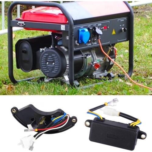 250V 470UF Generator Auto Voltage Regulator 6 Wires Universal AVR For 5-6.5KW Generator 5-6.5KW AVR Generator Voltage Regulator
