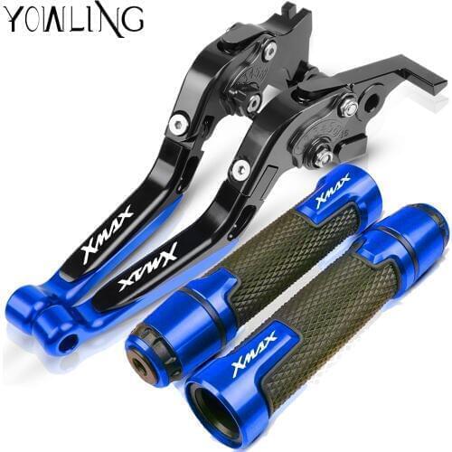 For YAMAHA X-MAX 125 XMAX 125/200/250/400 2016 2017 2018 2019 Motorcycle Accessories Brake Clutch Levers Handlebar Grips ends