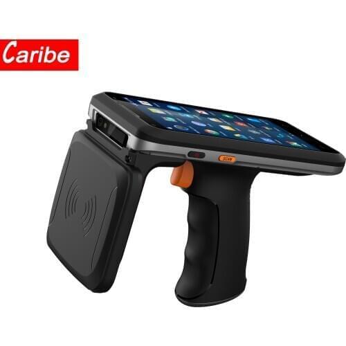 CARIBE Android 8.1 Mobile Data Collector IP66 Rugged Handheld PDA 1D 2D Barcode Scanner UHF RFID Reader