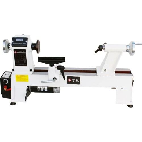 Digital display woodworking lathe, stepless speed regulation, household multi-functional bead, wood rotary machine