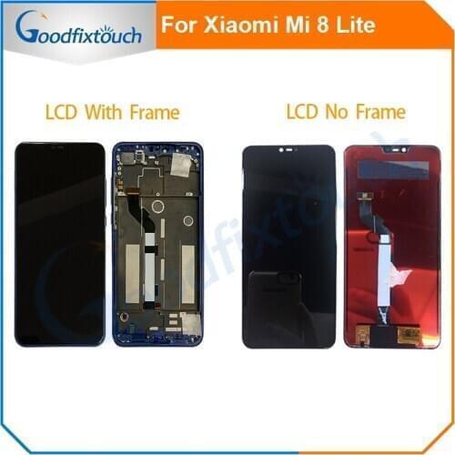 For Xiaomi Mi 8 Lite Mi8 Lite LCD Display Screen Touch Digitizer Assembly With Frame Touch Screen For Xiaomi 8 Lite Repair Parts