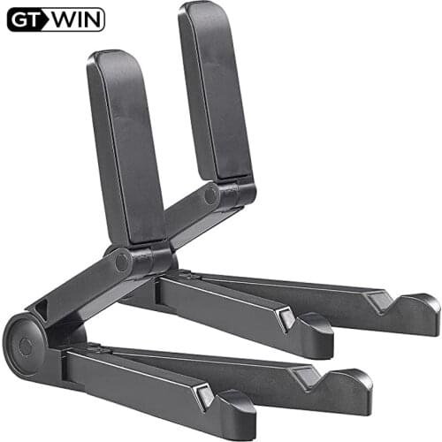 GTWIN 2PCS New Folding Holder 180° Adjustable Mobile Phone Tablet E-book Reader Universal Triangle Bracket For Samsung Iphone 12