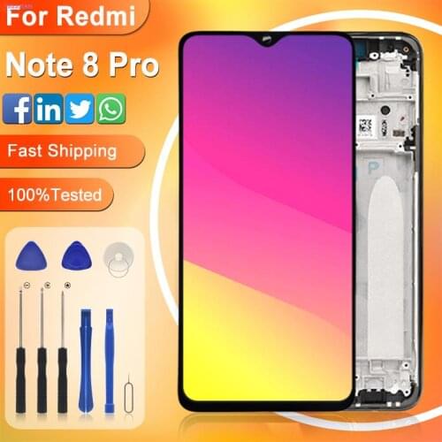Catteny Promotion For Xiaomi Redmi Note 8 Pro LCD Display With Touch Panel Screen Digitizer Assembly Free Shipping With Tools