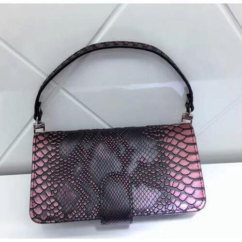 New Arrival Particular Beautiful Snake and Crocodile Pattern Clutch PU Handbag Money Women Fixed mobile phone holder Purse