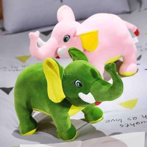 New cute Useful Creative Cute cartoon elephant 45/65cm lifelike Soothing doll stuffed soft Pillow Sofa pillow birthday gift