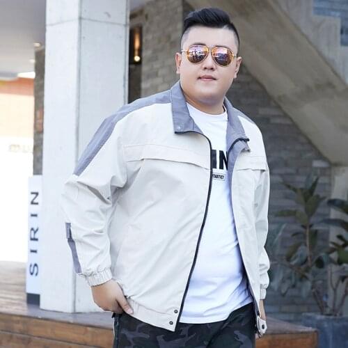 Mens Jackets Autumn Spring Big Belly Windbreaker Coats Male Fashion Trend Coats Hip Hop Streetwear Hooded Oversized 7xl 8xl 9xl