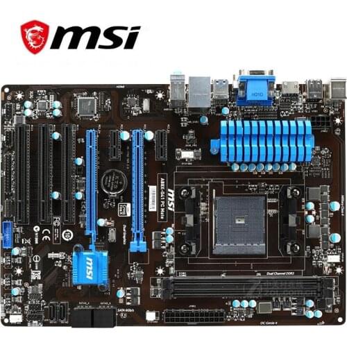 For MSI A88X-G41 PC Mate Motherboard Socket FM2 FM2+ DDR3 For AMD A88XM A88 Original Desktop Mainboard SATA III Used Mainboard