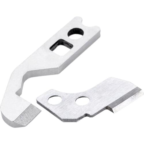 Metal Sewing Machine Upper&Lower Knife Blade 788013009/788011007 for Janome New Home 1110Dx,204D,504D,634D,888 Kenmore Husqvarna
