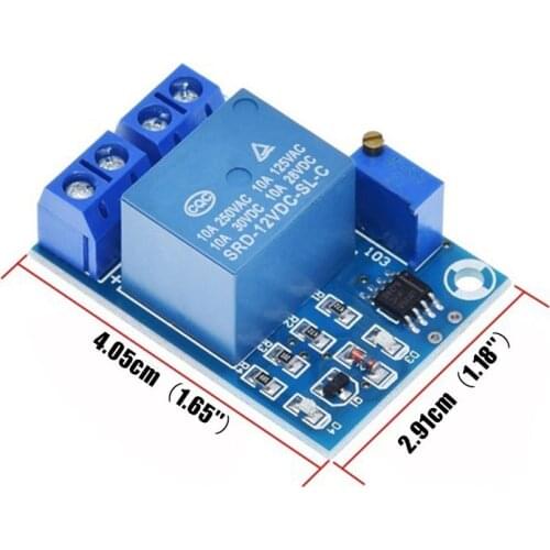 12V Battery Undervoltage Low Voltage Cut off Automatic Switch Recovery Protection Module Charging Controller Protection Board