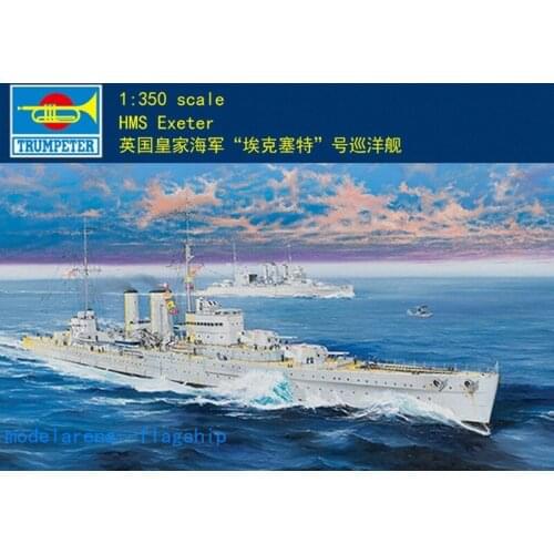 Trumpeter 1/350 05350 HMS Exeter Heavy Cruiser Military Assembly model kit