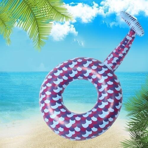 New 180cm Inflatable Mermaid Swimming Ring for Adult Pool Float Swimming Circle Summer Party Toys Inflatable Mattress Pool Toys