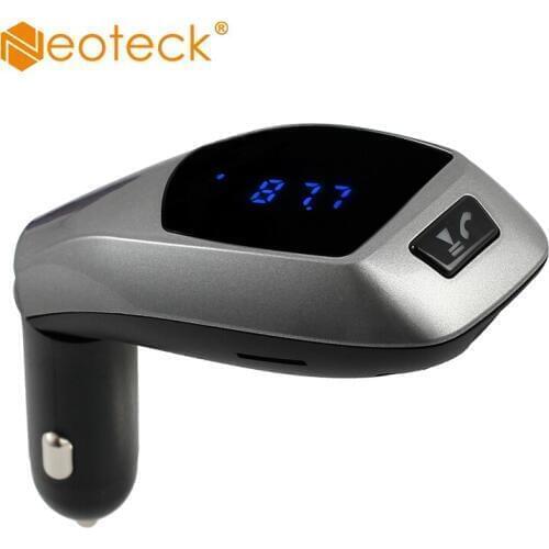 Neoteck Handsfree Bluetooth Car FM Wireless Transmitter USB SD MP3 Player Wireless Adapter From TF Card To Car Via FM Radio