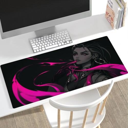Non-slip Desktop Pad Valorant Extended Mouse Mat Gaming Mousepad Soft Rubber Xxl Computer Mouse Pad Home Carpet MousePads