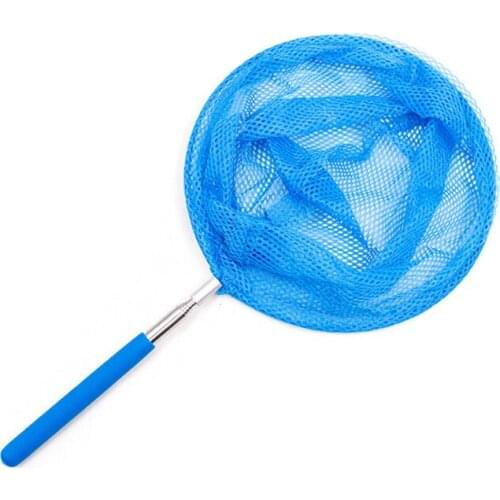 Newly Detachable Pool Cleaning Net with Metal Telescopic Pole Lightweight Handy for Cleaning Outdoor Pools Leaf Small Debris