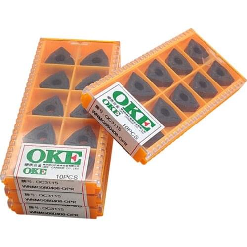 OKE WNMG080404-OPR OC3115/WNMG080408-OPR OC3115/WNMG080412-OPR OC3115 WNMG431 WNMG432 WNMG433 CNC carbide inserts 10PCS/BOX