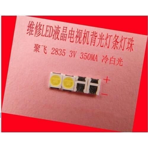 ORIGINAL 2835 3528 1210 1.5W 3V 350MA SMD LED For Repair TV Backlight Cold white LCD Backlight LED