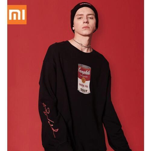 Original xiaomi Round Neck Sweatshirt Fleeces Fashion Cool Men Women Sweatshirts Spring Autumn Winter Warm Pullover