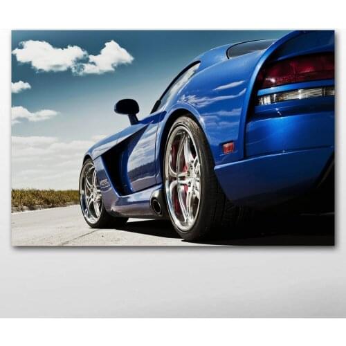 Posters and Prints Vehicles Dodge SRT Viper GTS Muscle Car Wallpaper Canvas Wall Art Paintings for Living Room Decor
