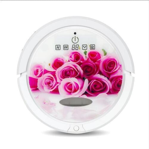 Rose robotic vacuum cleaner ,AUTO anti-falling li-battery self-chage dommy wall ultrasonic wave and sterillization