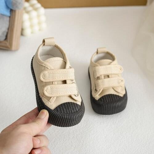 Spring Autumn Infant Toddler Shoes Baby Boys Girls Casual Canvas Shoes Soft Bottom Non-slip Student Shoes Outdoor Kids Sneakers
