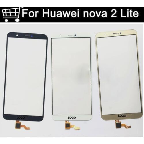 For Huawei nova 2 Lite Black White Touch Screen Digitizer Sensor Replacement For HUAWEI nova2 Lite touch panel with flex cable