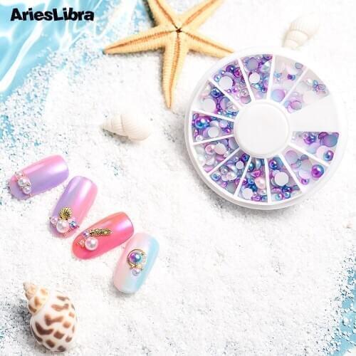 AriesLibra Nail Rhinestones Nail Art Decorations nail decoration Supplies Nails Accessories Gems Manicure Tool crystals jewelry