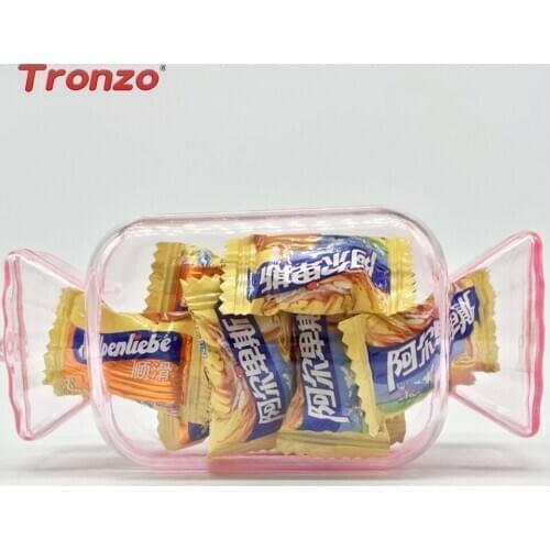 Tronzo Gift of Nothing For The Person Who Has Everything 5pcs Large Color Transparent Candy Box Wedding Birthday Party Decor