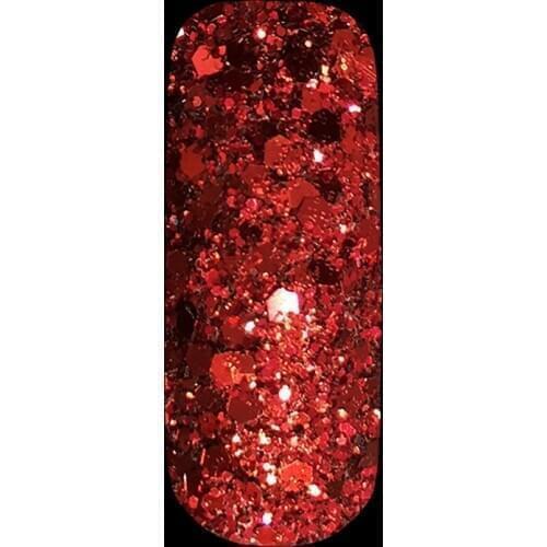 Wine red Mix Size Nail Art Glitter Powder Hexagonal Manicure Sequins Dust Sheet Nail Glitter Christmas Craft Decoration