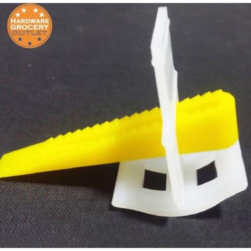LASH Tile Leveling 100pcs Wedges 100pcs Clips Spacer Plastic Tiling Tools Prevent Movement During Installation Of Tiles