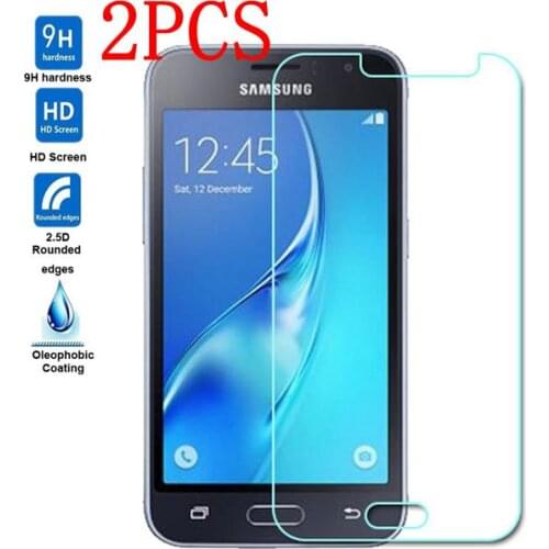 2PCS Tempered Glass For Samsung Galaxy J1 2016 Screen Protector protective film For J120F SM-J120f J120M J120 J16 glass