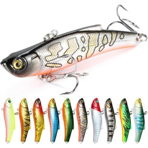 1Pcs Fishing Lure Spinner Spoon Trout VIB Hard Bait70mm17g Artificial Bait Wobbler Pike Pesca Carp Perch Jig Lure Fishing Tackle