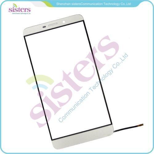 10pcs Wholesale White/Gold Touch screen Touchscreen Digitizer Front Glass Replacement For Letv le 1 MAX X900