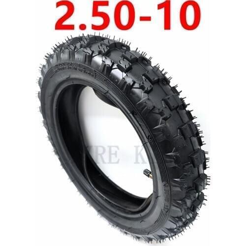 2.50-10 Inner Outer Tyre for Honda CRF50F Yamaha PW50 TTR50E Dirt Bike Accessories