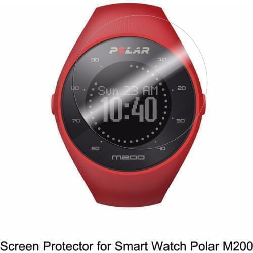 2* Clear LCD TPU Film Anti-Scratch Soft Screen Protector Cover for Smart Watch Computer Polar M200 Accessories