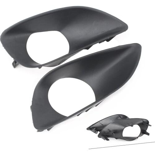 2x Car Front Bumper Fog Light Bezel Cover for Toyota Vios/Limo XP90 07-13 (Asian) & Belta 06-12 JP & Yaris Sedan US AU 07-13