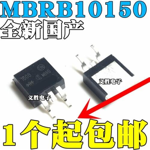 5 pçs/lote MBRB10150CT 10A150V TO263 B10150G