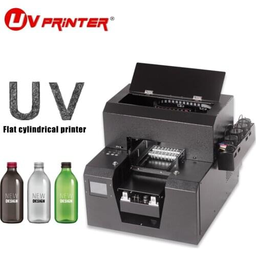 A4 UV small printer machine 6-color inkjet flat and cylindrical two-in-one for childrens T-shirts/mobile phone cases/gloves