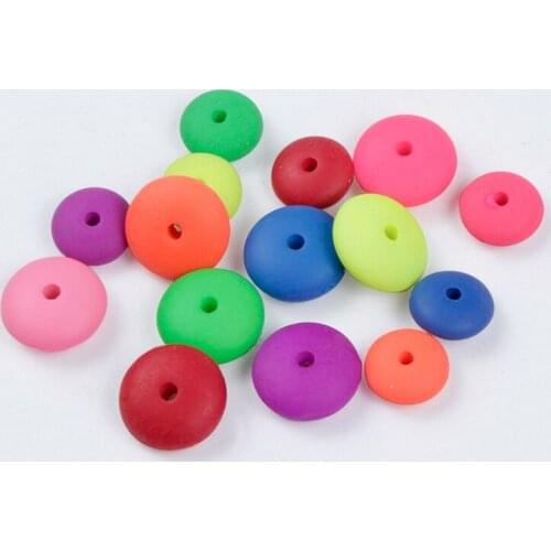 100/200/300Pcs/Lot 8/10mm Acrylic Round Shape Beads Random Mixed Dark Colors Loose Beads for DIY Jewelry Accesories Wholesale