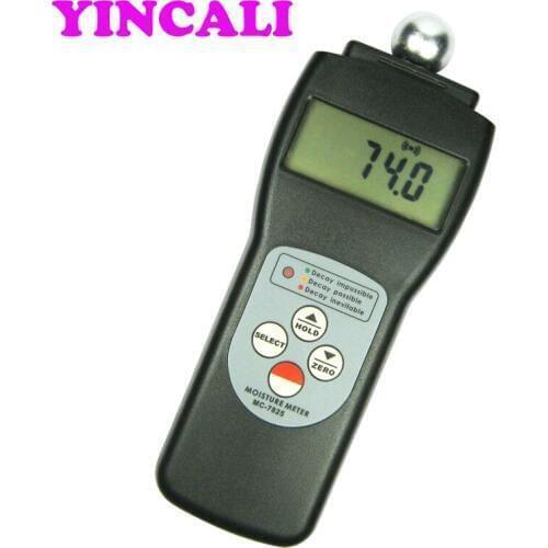 Fast Shipping Digital MC-7825F Foam Material Moisture Meter Tester Range 0~200% High Accuray Sponge Foam Moisture Analyzer