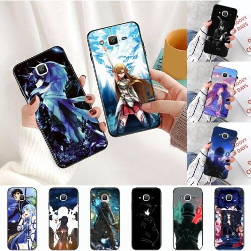Sword Art Online SAO Anime Manga Phone Case For Samsung Galaxy J2 J4 J5 J6 J7 J8 2016 2017 2018 Prime Pro plus Neo duo