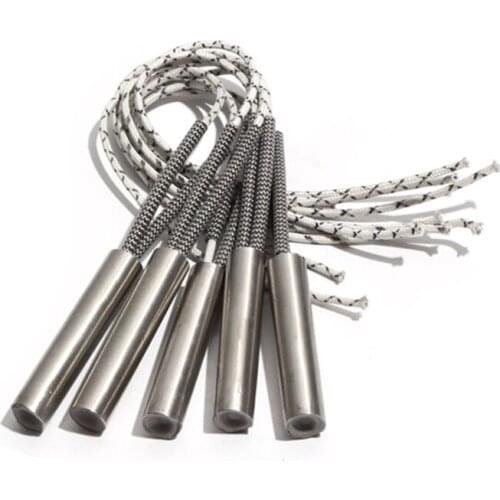 2PCS 25mm 98~115mm 316SUS Cylindrical Electric Heating Pipe 110V/220V/380V Tubular Single Head Heater 1000W/1050W/1100W/1150W