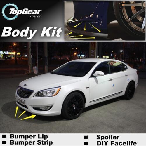 Bumper Lip Deflector Lips For KIA Cadenza K7 VG 2010~2019 Front Spoiler Skirt For Car Tuning / Body Kit / Strip