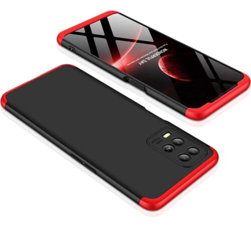 For OPPO A54 4G Case 360 Degree Full Body Hard Cover Case For OPPO A54 4G Hybrid Shockproof Case + Tempered Glass