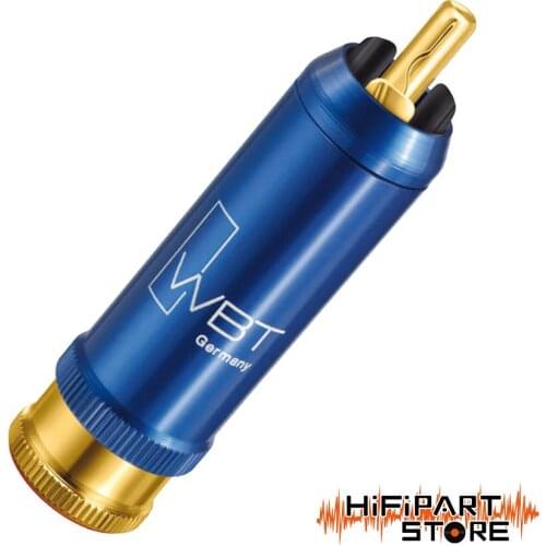 Germany WBT 0110/0114/0102/0152 pure copper silver full series RCA head signal cable plug