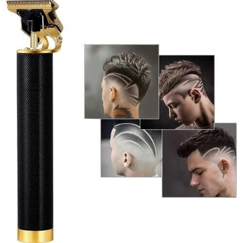 1 Set USB Interface Cordless Trimmer Hair Clipper Machine Suitable For Oil Head Trimming Sculpture Easy To Carry Rechargeable