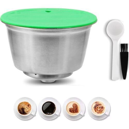 Reusable Coffee Capsule Refillable Coffee Pod For Nescafe Stainless Steel Dolce Gusto Capsule Crema Permanent Coffee Filter