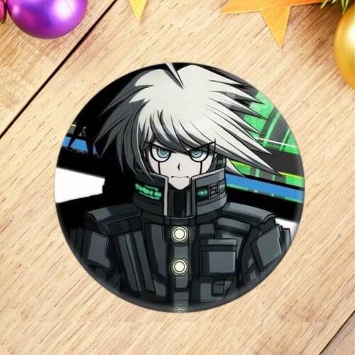 Naegi Makoto Kirigiri Kyouko Maizono Sayaka Badges Brooch Icons Anime Danganronpa Monokuma Pin