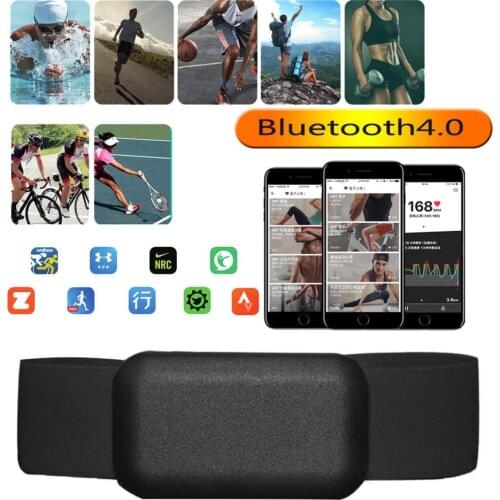 Heart Rate Monitor Chest Strap Bluetooth-compatible 4.0 ANT Fitness Compatible Belt Wahoo Polar Garmin Connected Outdoor Band