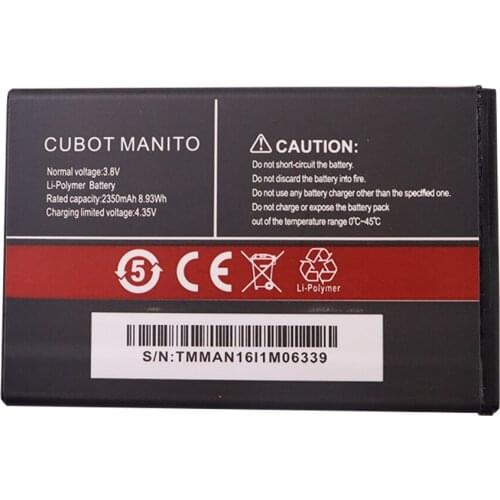 Original New CUBOT MANITO Battery High Quality 3.8V 2350MAH Battery Replacement for CUBOT manito smart Phone battery